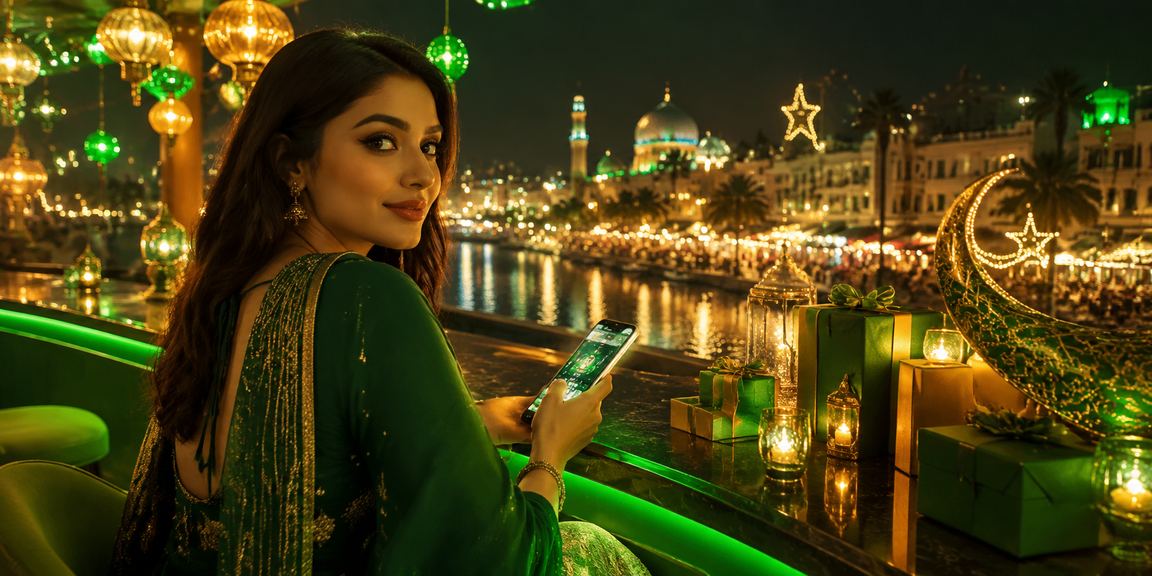 Enjoying casino games on mobile during the Eid celebrations in Rangpur