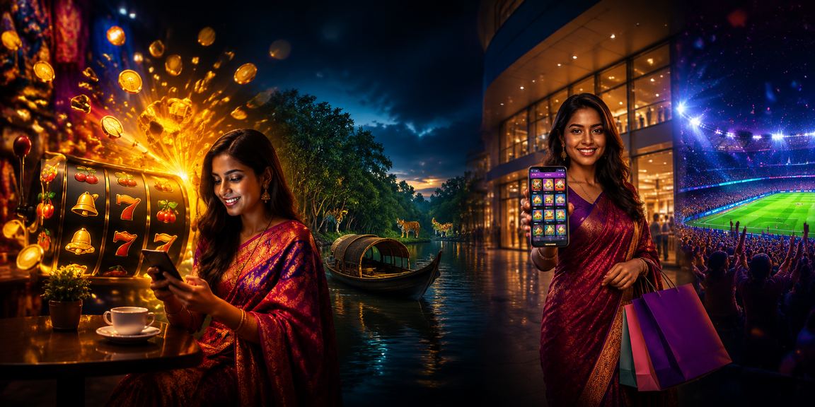 সুন্দরবন অঞ্চলে স্লট গেম বোনাস উপভোগরত বাংলাদেশি মডেল