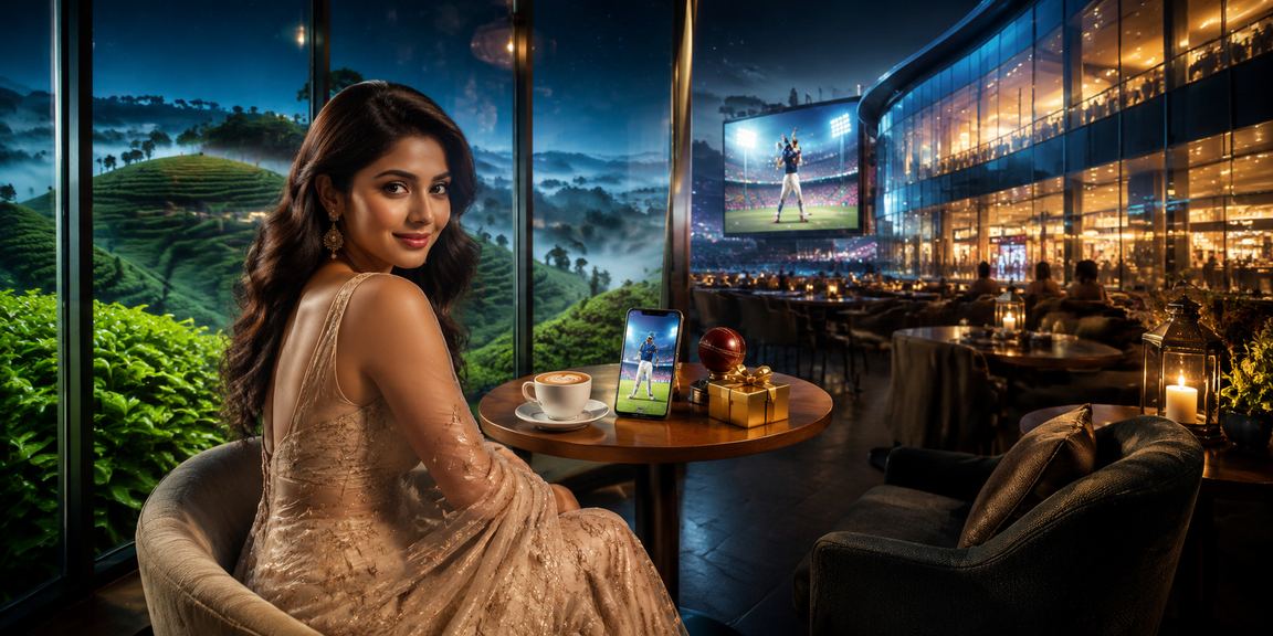 Person enjoying cricket betting in the tea gardens of Sylhet